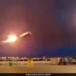 air Canada Boeing plane catches fire