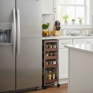 Read more about the article Maximising Kitchen Efficiency with Beside Fridge Storage Solutions | NewsByte AU